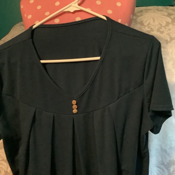 Women’s Black Causl V Neck T Shirt XL - Picture 7 of 15